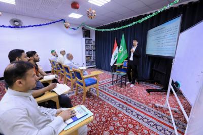 طلبة المجمع العلمي يستأنفون دروسهم القرآنية في كربلاء
