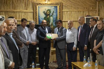 مجلس أعيان كربلاء يشيد بجهود العتبة العباسية المقدسة في مشروع الحزام الأخضر