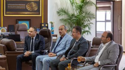 جامعة الكفيل تبحث آفاق التعاون الأكاديمي مع وفد جامعة جابر بن حيان