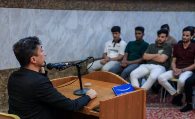 العتبة العباسية تقيم ورشة علميّة عن عناصر الهُويّة الثقافيّة لوفدٍ من جامعة ذي قار