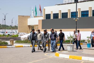 وفد تربوي من بابل يطّلع على الوسائل التعليمية لقسم التربية والتعليم