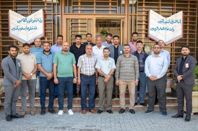 وفد تربوي من بابل يطّلع على الوسائل التعليمية لقسم التربية والتعليم
