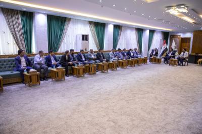 وفد العتبة العباسية يصل إلى ميسان ويعقد اجتماعاً مع حكومتها المحلية