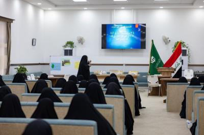 شعبة مدارس الكفيل تواصل تقديم المحاضرات للمشاركات في مخيم بنات العقيدة التاسع عشر