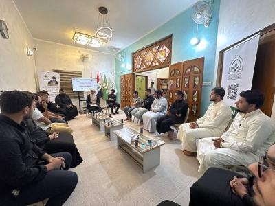 قسم الشؤون الفكريّة يُقيم جلسةً حواريّة لممثلي المواكب في ذي قار