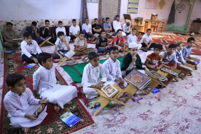 طلبة الدورات الصيفية يتلقون الدروس القرآنية في 218 مسجدًا بكربلاء