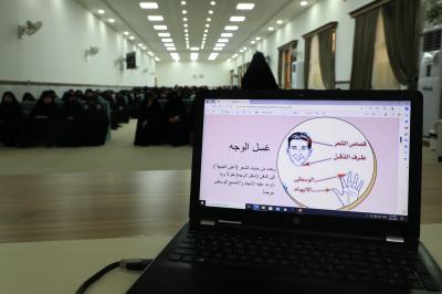 شعبة مدارس الكفيل النسوية تختتم فعاليات اليوم الاول لمخيم (بنات العقيدة) الواحد والعشرين