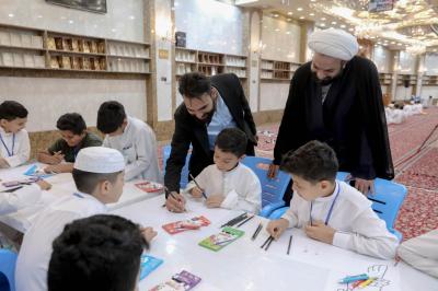 المجمع العلمي يقيم دروسًا للرسم ضمن مشروع الدورات القرآنية الصيفية