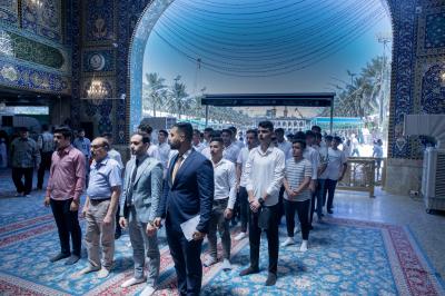 قسم العلاقات يقيم برنامجًا متكاملًا لوفد مدرسة عبد المحسن الكاظمي من ديالى