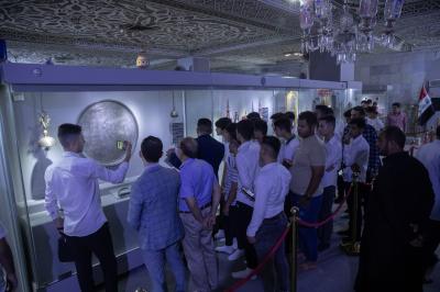 قسم العلاقات يقيم برنامجًا متكاملًا لوفد مدرسة عبد المحسن الكاظمي من ديالى