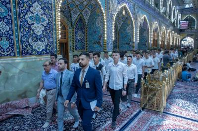 قسم العلاقات يقيم برنامجًا متكاملًا لوفد مدرسة عبد المحسن الكاظمي من ديالى