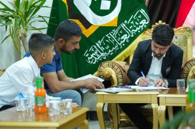 ‏ المَجمَع العلميّ يستقبل الطّلبة المشاركين في النّسخة الثّامنة لمشروع أمير القرّاء الوطنّي