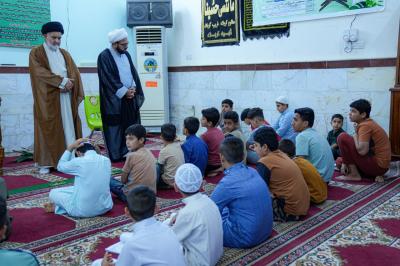 وفد المَجمَع العلميّ يختتم زيارته إلى مشروع الدّورات القرآنيّة الصّيفيّة في ميسان