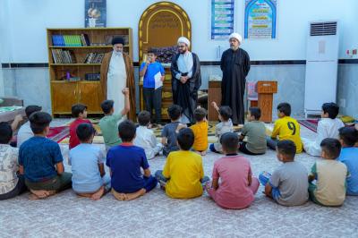 وفد المَجمَع العلميّ يختتم زيارته إلى مشروع الدّورات القرآنيّة الصّيفيّة في ميسان