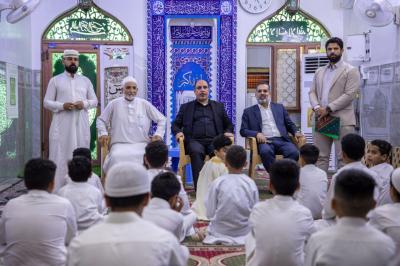 وفد المجمع العلمي يجري جولة تفقدية على الدورات القرآنية الصيفية