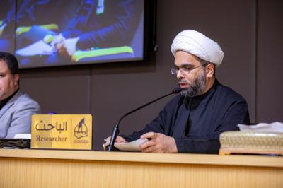 بحث علمي يناقش وصايا السيد علي السيستاني في مرحلة الجهاد الدفاعي ومطابقتها للمنهج الإسلامي