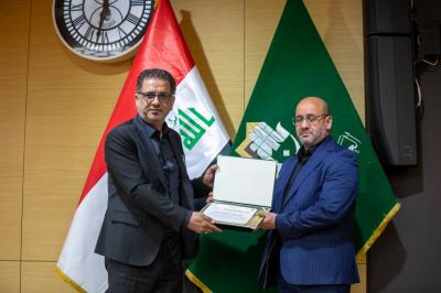 العتبة العباسية تختتم فعاليات المؤتمر الخامس لفتاوى الدفاع المقدسة