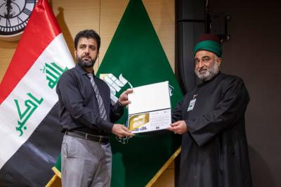 العتبة العباسية تكرّم المساهمين في مهرجان فتوى الدفاع المقدّسة الثامن