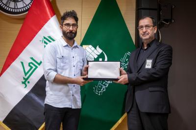 العتبة العباسية تكرّم المساهمين في مهرجان فتوى الدفاع المقدّسة الثامن