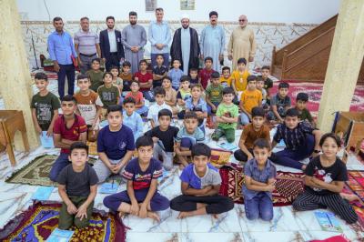 وفد المجمع العلمي يختتم جولته التفقديّة للدورات القرآنية الصيفية في واسط