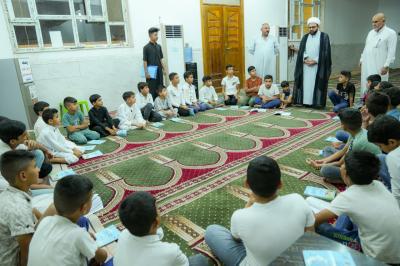 وفد المجمع العلمي يختتم جولته التفقديّة للدورات القرآنية الصيفية في واسط