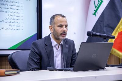 أكاديمية التطوير الإداري تنظّم ندوةً تعريفية لطلبتها حول عمل قسم الآليات