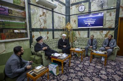 السيد الصافي يشيد باستخدام التكنولوجيا في حفظ تراث مدرسة أهل البيت (عليهم السلام)