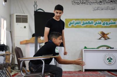 قسم الشؤون الفكرية يقيم ورشة أساسيات التمثيل لمتدربي كشافة الكفيل