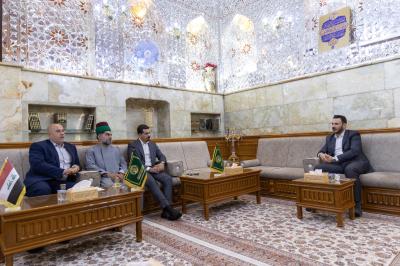 العتبة العباسية تقدم دعوة للعتبة العلوية للمشاركة في فعّاليّات أسبوع الإمامة الثاني