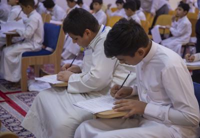 المجمع العلمي يجري الاختبارات النهائية لطلبة الدورات القرآنية الصيفية في كربلاء