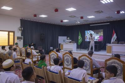 المجمع العلمي يجري الاختبارات النهائية لطلبة الدورات القرآنية الصيفية في كربلاء