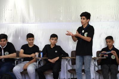 قسم الشؤون الفكرية ينظم ورشة في أساسيات التمثيل ضمن برنامج التطوير الشامل