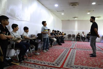 قسم الشؤون الفكرية ينظم ورشة في أساسيات التمثيل ضمن برنامج التطوير الشامل