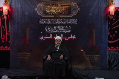 قسم المضيف يقيم مجلس العزاء السنوي الثالث بذكرى شهادة الإمام الحسين (عليه السلام)