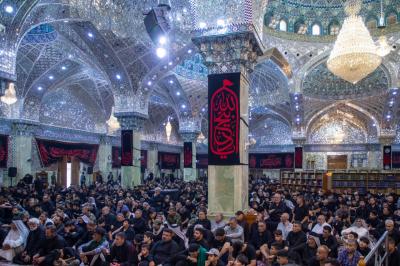العتبة العباسية تقيم مجالس العزاء بذكرى عاشوراء عند مرقد الإمامين العسكريين (عليهما السلام)