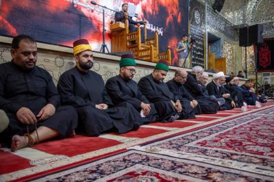 العتبة العباسية تقيم مجالس العزاء بذكرى عاشوراء عند مرقد الإمامين العسكريين (عليهما السلام)