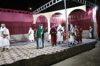 العتبة العبّاسية تنظّم عرضاً مسرحياً لواقعة الطفّ بمشاركة أبناء مختلف الطوائف في نينوى