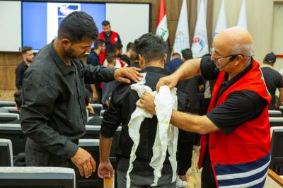 جامعة الكفيل تختتم دورتها التّدريبية عن الإسعافات الأوَّليّة