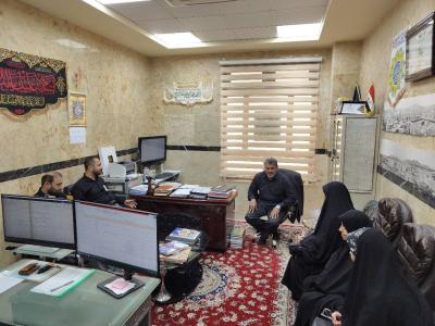 وفد أكاديمي إيراني يطلع على أعمال قسم الشؤون الفكرية