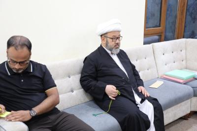 ديوان الوقف الشيعي يبحث مع الهيأة العليا لإحياء التراث عقد شراكة علمية