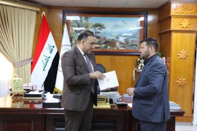قسم الشؤون الفكرية وجامعة المثنى يناقشان تحضيرات أسبوع النبي (صلى الله عليه وآله) الثقافي