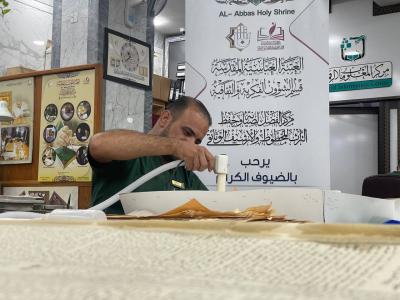 قسم الشؤون الفكرية يشرع بترميم المجموعة الثانية من الصحف القديمة الخاصة بالمجمع العلمي العراقي