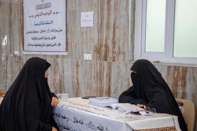 بمشاركة أكثر من2300 متطوعة ...شعبة مدارس الكفيل الدينية النسوية تقدم خدمات متنوعة للزائرات