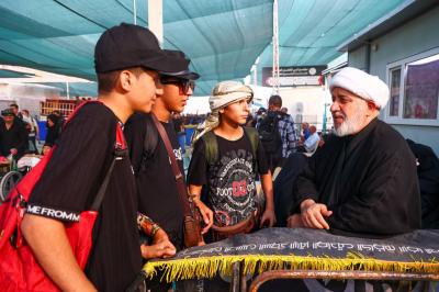 قسم الشؤون الدينية يقدم مجموعة من الخدمات التثقيفية والتوعوية للزائرين عبر محطاته التبليغية