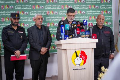 فرقة العباس (عليه السلام) تعقد مؤتمرًا صحفيًّا موجزًا للخدمات المقدمة للزائرين