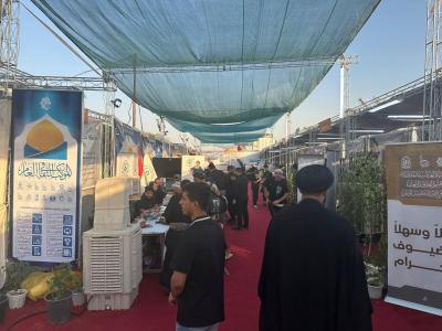 مشروع أجر الرسالة ينشر تعاليم أهل البيت (عليهم السلام) في طريق زائري الأربعين