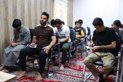 العتبة العباسية تقيم دورةً تدريبية حول المقامات الإنشادية لعددٍ من منشِدِي واسط