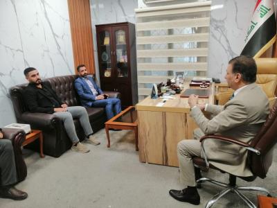 قسم الشؤون الفكرية يبحث سبل التعاون العلميّ في مجال الرقمنة مع جامعة بغداد