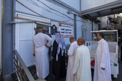 قسم الشؤون الطبية يواصل تقديم خدماته للزائرين في ليلة الجمعة