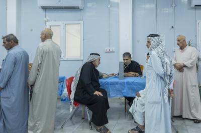 قسم الشؤون الطبية يواصل تقديم خدماته للزائرين في ليلة الجمعة